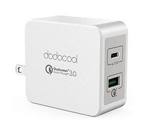 33W 2-Port USB Wall Charger