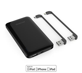 MFi Certified Ultra Slim 10000 mAh Power Bank